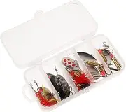 10Pcs Fishing Lure with Storage Box Irresistible Simulation Bait for Freshwater Saltwater Fishing Present for Dad Special Occasions