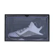 Sneaker Display Cases Shoe Box Black Clear Transparent Plastic - Black