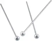 20pcs Adabele Authentic Sterling Silver Round Ball Head Pins 40mm (1.6 inch) for Jewelry Beading Threading Making (Wire 0.6mm/22 Gauge/0.024 Inch) SS427-40
