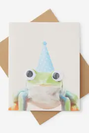 [Typo] Typo - Premium Funny Birthday Card - Frog googly eyes SOLID FROG GOOGLY EYES