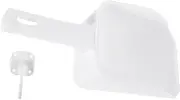 MOLUCKFU 1 Set Ice Scoop with Holder Plastic Ice Scooper for Home Hotel Restaurant Use and Beverage Preparation