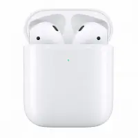 在飛比找Yahoo奇摩購物中心優惠-Apple AirPods 第二代藍芽耳機(搭配有線充電盒)