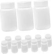 20pcs Large Plastic Pill Bottles 100ml Bottles Screw Caps Fish Oil Container Portable Medicine Storage