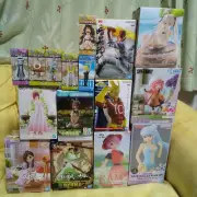 16 figures at once One Piece Urusei Yatsura Rezero The Quintessential Brid