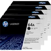 4 Pack Hp 64A Toner Ink Printer Cartridge Black LaserJet 4015 P4510 P4515