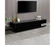 Melbournians Furniture Suprilla TV Cabinet Black Colour