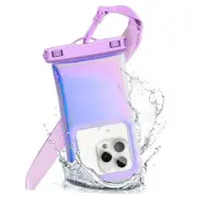 [Floatable Waterproof Phone Pouch, Waterproof Phone Case for A1-Iridescent