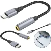 Durability USB C To 3.5mm Adapter Cable for Wire Type C Devices Headsets Use