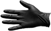 Work Force Nitrile Vinyl Gloves 50-Pieces Pack, Small, Black