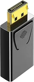 DP to HD Adapter - Small DisplayPort to HD, DisplayPort to HD Adapter | 4K60hz DisplayPort to HD Cable with Gold Plated Pins, USB to HD Adapter, HD to DP, Gold-Plated Connectors for Video, Game, Home