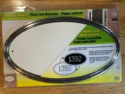 ADDRESS PLAQUE 15-3/4" x 9" reversible background (off-white/black) Hy-Ko AK-451