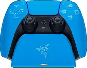 Razer Quick Charging Stand - Blue, Curved Cradle Design, PS5 Controller Charging Stand, USB Powered, One-Handed Navigation