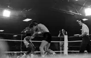 Bobby Chacon Throws A Punch V Cornelius Boza Edwards 2 Old Boxing Photo