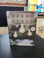 Ashland String Lights 30 Clear Globe 29 foot Length