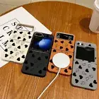 Heart Case For Samsung Galaxy Z Flip6 Flip5 Flip4 Magsafe Magnetic Folding Cover