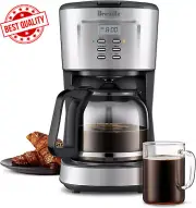 Aroma Style Electric Drip Coffee Maker Brushed Stainless Steel LCM700BSS