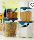 Princess House Pantry Storage Container Set of 4 Blue/Navy (10011) New In Box