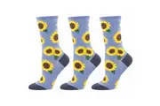 3x Socksmith Ladies Novelty Fashionable Socks More Blooming Socks One Size