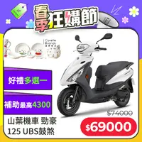 在飛比找PChome24h購物優惠-YAMAHA 山葉 AXIS Z 勁豪125 鼓煞-新國民車