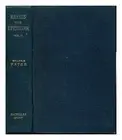 PATER, WALTER (1839-1894) Marius the Epicurean : his sensations and ideas / by W