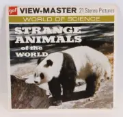 Vintage View-Master Strange Animals of the World Reels MIB