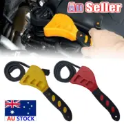 6/8 Inch Belt Wrench Oil Filter Puller Strap Spanner Strap Opener Chain Wrench ~