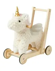 [JIGGLE & GIGGLE] Unicorn Walker Push Cart Play Toy (12Months+)