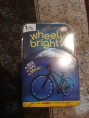 NEW JML Wheely Bright LED BLUE Bike Lights for 2 wheels coolest wheels in town