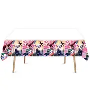 Spider Girl Gwen Theme Tablecloth Plastic 180cm x 108cm
