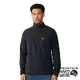 【Mountain Hardwear】Microchill 1/4Zip Pullover 刷毛立領半拉長袖排汗衣 男款 黑色 #2048261