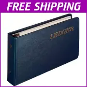 Simplified A-Z Index Bookkeeping System with Ledger Sheets & Round Ring Binder