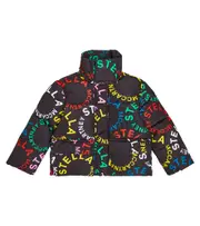 [Stella McCartney Kids] Stella McCartney Kids Logo puffer jacket Y 6 multicoloured