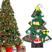 Christmas Felt Tree | Wall Decorations Felt Craft - Felt Christmas Kits, Detachable Ornaments for Christmas Favors, Home Wall Decor