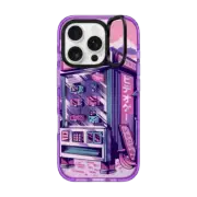 iPhone 16 Pro Impact Ring Stand Case MagSafe Compatible Retro Vending Machine