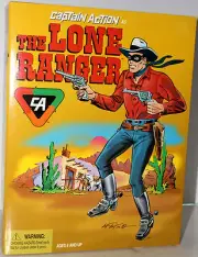 CAPTAIN ACTION HERO SERIES LONE RANGER WESTERN COWBOY TOY FIGURE MIB 1998 SET