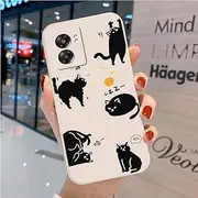 Cute Case Compatible with Oppo A57 4G/Oppo A57S - Comfortable White Soft TPU with Cartoon Animal