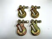 (4) 3/8" GR80 B/A Products Twist Lock™ Clevis Grab Hook G8-200-38 / 7,100 Lbs.