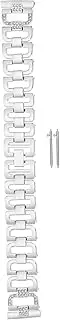 [OSALADI] Diamond Watch Strap Jewelry Watch Band Rhinestone Watch Straps Diamond Dress up Strap Fashionable Watchband Watch Band Replacement Watch Wristband Silver Zinc Alloy