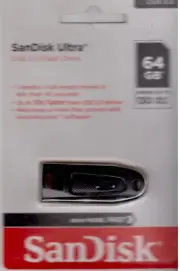 SanDisk Ultra USB 3.0 64GB Memory Stick Flash Drive NEW GENUINE 130MB/s