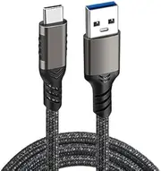 USB C Cable 1M 10Gbps USB3.2 Gen2 Data Cable Type C Android Auto QC3.0 3.1A USB A to C Quick Charger for Samsung Note20 Galaxy S23/S22/S21 Galaxy Z Flip 5 Pixel 8 Pro