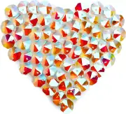 14Mm 100Pcs AB Octagon Beads Crystal Prisms Suncatcher, Ideal for Jewelry Making