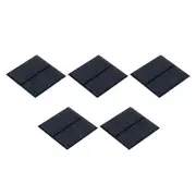 Mini Solar Panel Cell 5.5V 110mA 0.605W 70mm x 70mm for DIY Project Pack of 5