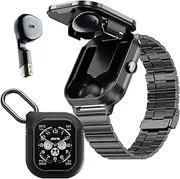 findtime 2-in-1 Smartwatch with Headphones Fitness Tracker Smart Watch Men's Fitness Watch Heart Rate Monitor Sleep Tracker Pedometer Activity Tracker Running Watch
