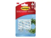 Command� - Clear Hooks with Clear Strips, Medium (Pack 2)