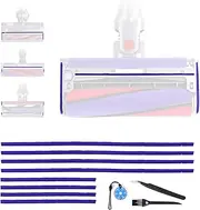 Pack of 8 Soft Plush Strips for Dyson V6 V7 V8 V10 V11 V12 V15 DC58 DC59 DC62 DC72 DC74 Vacuum Cleaner Accessories, Soft Replacement Parts, 4 Long (23 cm), 4 Short (11.5 cm)