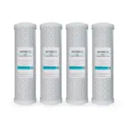 4PK- 10" x 2.5" Coconut Shell CTO Carbon Block Water Filter for RO & Whole house
