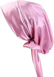 [DuBom] Silk Hair Wrap Fashionable Streamer Headwrap Satin Head Scarf Sleeping Cap