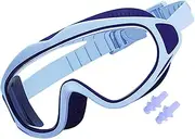 Kids Swimming Goggles - Snorkeling Goggles with Earplugs,Leakproof UV Protection Eyewear, HD Anti-Fog Swimming Glasses For Youth Teens