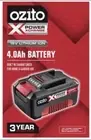 Ozito PXC 18V 4.0Ah Lithium-Ion Battery powers the entire Ozito Power X Change