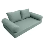 |SLIPCOVER ONLY|S1 Daybed Mattress Bolster Backrest Cover Knife Edge Queen AD002